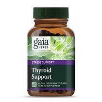 Suplemento Gaia Herbs Thyroid Support 60 cápsulas veganas