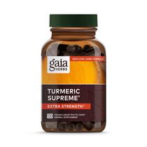 Suplemento Gaia Herbs Turmeric Supreme Extra Strength - 120 Cápsulas Suplemento Gaia Herbs Turmeric Supreme Extra Strength - 120 Cápsulas