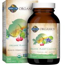 Suplemento Garden of Life Organics Plant Calcium 60 comprimidos