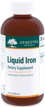 Suplemento Genestra Brands Liquid Iron 240 ml com sabor de framboesa