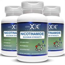 Suplemento Genex Formulas Nicotinamida 500 mg (pacote com 3) 300 cápsulas