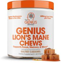 Suplemento Genius Lion's Mane Soft Chews Nootrópico de Caramelo Salgado Suplemento Genius Lion's Mane Soft Chews Nootrópico de Caramelo Salgado