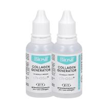 Suplemento: gerador de colágeno Biosil, pacote de 30 ml, gotas x 2