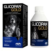 Suplemento Glicopan Gold para Cães e Gatos com 250 ml Suplemento Glicopan Gold para Cães e Gatos com 250 ml