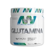 Suplemento glutamina isolada em pó 100% pura 300g natures nutrition - Nature nutrition