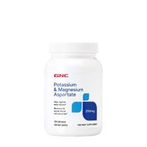 Suplemento GNC Aspartato de potássio e magnésio 250 mg 120 cápsulas