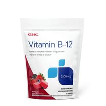 Suplemento GNC de vitamina B12 2500mcg com 60 cápsulas macias