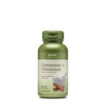 Suplemento GNC Herbal Plus Canela e Cromo (30 porções)