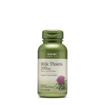 Suplemento GNC Herbal Plus Milk Thistle - 200mg - 100 Cápsulas Vegetarianas
