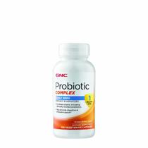 Suplemento GNC Probiotic Complex, necessidade diária de 100 cápsulas