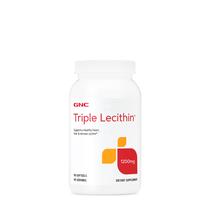 Suplemento GNC Triple Lecitina 1200 mg para coração e fígado dos anos 90