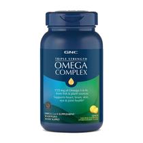 Suplemento GNC Triple Strength Omega Complex 1725 mg 90 cápsulas gelatinosas