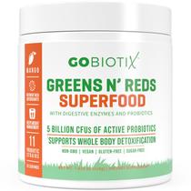 Suplemento GOBIOTIX Super Greens and Reds Powder Mango