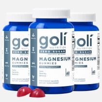 Suplemento Goli Magnesium Gummies 260 mg com vitamina D