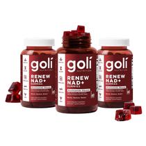 Suplemento Goli Renew NAD+ 180 gomas veganas com NR