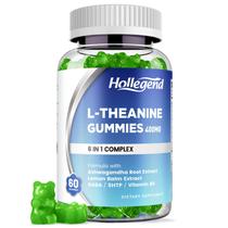 Suplemento Gomas de L-Teanina HOLLEGEND 400 mg com Ashwagandha