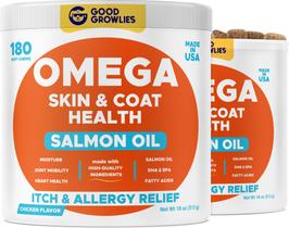 Suplemento GOODGROWLIES Omega 3 Fish Oil 360ct para cães