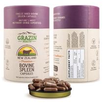 Suplemento GRAZIN HEALTH 3000 mg de baço bovino alimentado com capim Suplemento GRAZIN HEALTH 3000 mg de baço bovino alimentado com capim