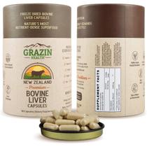 Suplemento GRAZIN HEALTH Fígado bovino 30 porções de 3000 mg