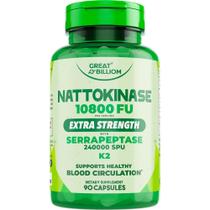 Suplemento GREAT BILLIOM Nattokinase 10800 FU K2