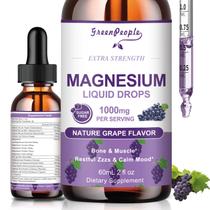 Suplemento GREENPEOPLE Glicinato de Magnésio Líquido 30mL 1000mg Suplemento GREENPEOPLE Glicinato de Magnésio Líquido 30mL 1000mg