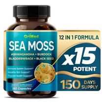 Suplemento GriMed Premium Sea Moss 30:1: Extrato 16.100 mg Suplemento GriMed Premium Sea Moss 30:1: Extrato 16.100 mg