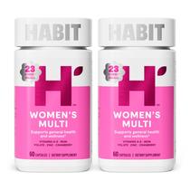 Suplemento H' Habit Habit Womens Multi, pacote com 2, 120 cápsulas