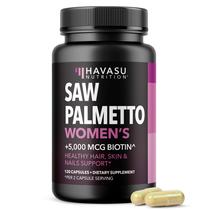 Suplemento Havasu Nutrition Saw Palmetto + Biotina 5000mcg