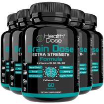 Suplemento Health Dose Brain Dose Premium Nootropics x5