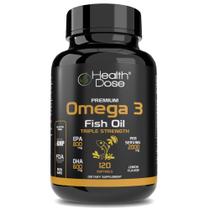 Suplemento Health Dose Premium Omega 3 Óleo de Peixe 120 Cápsulas Gelatinosas Suplemento Health Dose Premium Omega 3 Óleo de Peixe 120 Cápsulas Gelatinosas