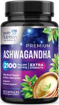 Suplemento Health Nutrition Naturals Ashwagandha 2100mg