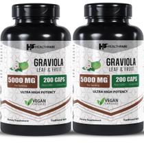 Suplemento Healthfare Graviola: 200 Cápsulas de 5000mg