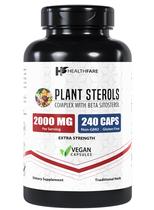 Suplemento Healthfare Plant Sterols 2000 mg 240 cápsulas veganas