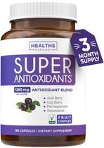 Suplemento Healths Harmony Super Antioxidants 180 cápsulas
