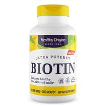 Suplemento Healthy Origins Biotina 10,000 mcg 360 cápsulas vegetales