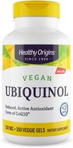 Suplemento Healthy Origins Vegan Ubiquinol 100mg 150 géis