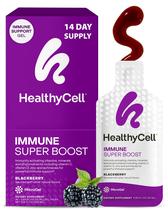 Suplemento HealthyCell Immune Super Boost com vitaminas C, D e zinco - 14 pacotes