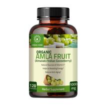 Suplemento Hebhac Herbs Amla Capsules Amalaki 120 cápsulas