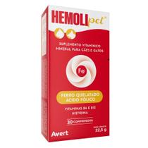 Suplemento HemoliPet com 30 Comprimidos