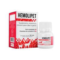 Suplemento Hemolipet Para Cães e Gatos Avert - 30mL