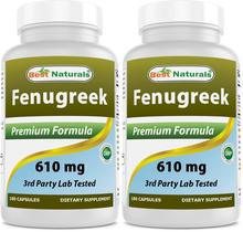Suplemento Herbal Best Naturals Feno-grego 610 mg 360 cápsulas
