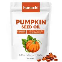 Suplemento Herbal hanachi Óleo de Semente de Abóbora 200 Cápsulas Gelatinosas Suplemento Herbal hanachi Óleo de Semente de Abóbora 200 Cápsulas Gelatinosas
