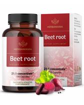 Suplemento Herbal HERBAMAMA Extracto de Raíz de Remolacha 21:1 1300 mg Suplemento Herbal HERBAMAMA Extracto de Raíz de Remolacha 21:1 1300 mg