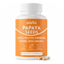 Suplemento Herbal LUNESSA Sementes de Mamão Elava 60 Cápsulas