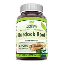 Suplemento Herbal Secrets Burdock Root 425 mg 120 cápsulas Suplemento Herbal Secrets Burdock Root 425 mg 120 cápsulas