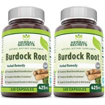 Suplemento Herbal Secrets Burdock Root 425 mg cápsulas x120