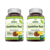 Suplemento Herbal Secrets Dandelion Root 520mg 120 cápsulas