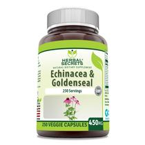 Suplemento Herbal Secrets Echinacea & Goldenseal Root 450 mg Suplemento Herbal Secrets Echinacea & Goldenseal Root 450 mg