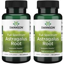 Suplemento Herbal Swanson Astragalus Root 470 mg 200 cápsulas
