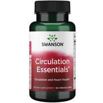 Suplemento Herbal Swanson Circulation Essentials 60 Cápsulas Vegetarianas